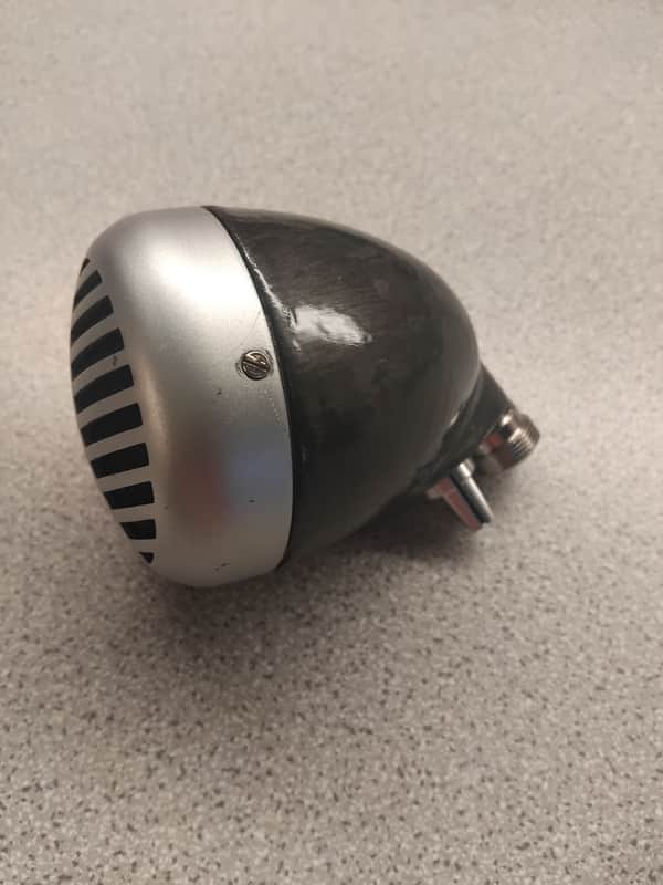 Shure Vintage Harmonica microphone  Green Bullet/ Astatic MC-151/ 127 element Green Bullet - Dark Gray Hammerlack image 1