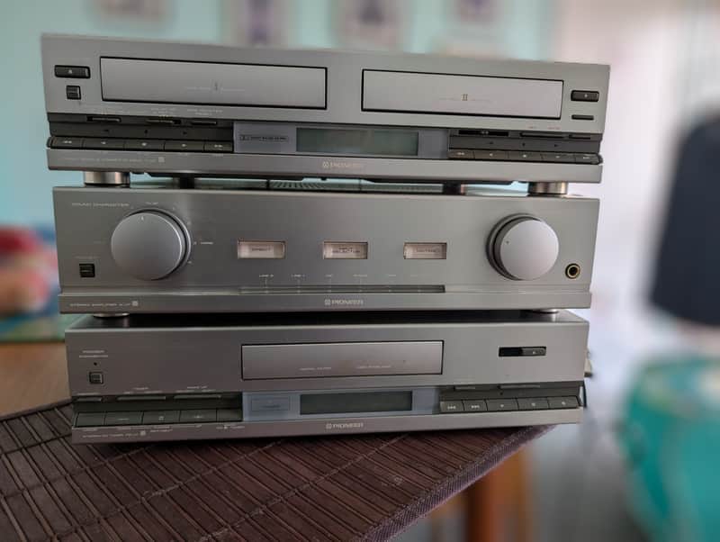 Pioneer J7 Mid 80s - Silver aluminium