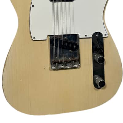 Original / Vintage 1966 Fender Telecaster Pickguard White 3-Ply. Suited for Teles from 1965 - 1969. image 2