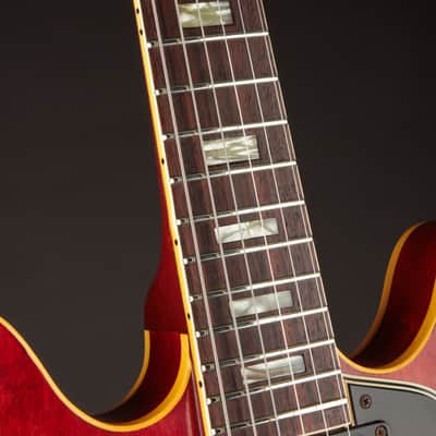 1966 Gibson ES-335TDC Cherry w/ Bigsby image 7