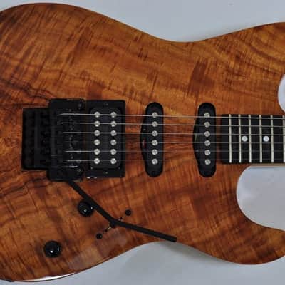 Schecter CET Koa Natural Gloss USA Custom Shop Electric Guitar image 3