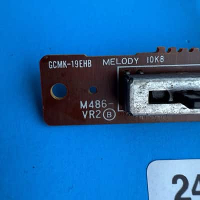 CASIO MT-100 Vintage Keyboard Part: Melody Slider Pot PCB Board [M486-VR2B] image 3