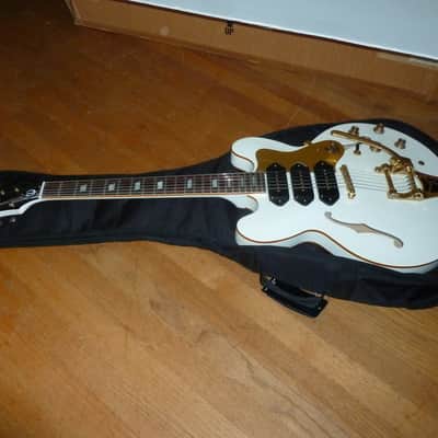 Epiphone Riviera P93 PW Limited Edition Custom Shop 2001 Pearl White image 6