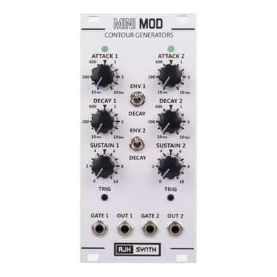 AJH Synth MiniMod Dual Contour Eurorack Module (Silver) image 1