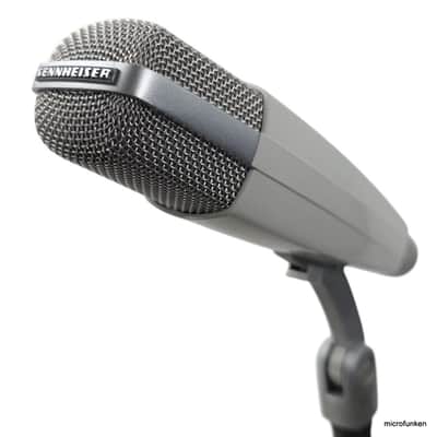 Sennheiser MD421-N 80s Vintage Dynamic Microphone. Clip. Case. Adapter Cable. MD421 image 8