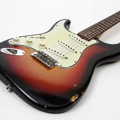 Fender Stratocaster 1964 Sunburst Lefty Left Handed w/OHSC and Case Candy 100% Original image 1