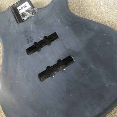 Black 4 String Electric Bass Basswood Body image 4