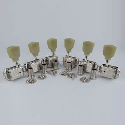 vintage style guitar tuners-Nickel image 1