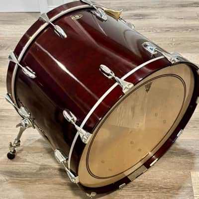 Slingerland 24 inch bass drum 80s - garnet lacquer image 3