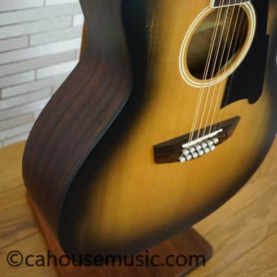 D'Angelico Premier Fulton 12-String Grand Auditorium - Aged Burst image 9