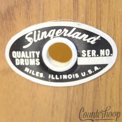 *Slingerland 13x9"Custom Veneer Tom Drum 70s Chrome Sound King Stick-Saver Rims* image 2