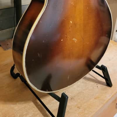 1956 Hofner President Electric Guitar 2 Pickup Cutaway Sunburst Nice Shape W/HSC image 20