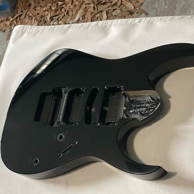 2004 Korean Ibanez RG370DX Black Basswood Guitar Body Edge Pro II Ready image 3