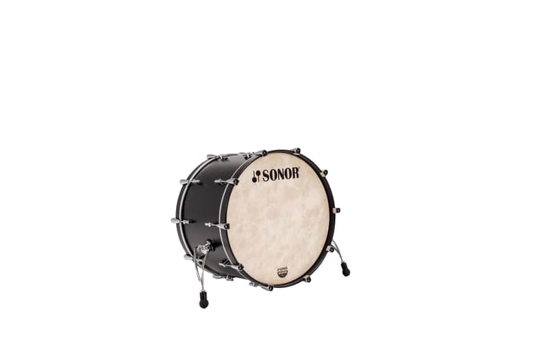 SONOR *Pre-Order* Momentum Birch Series 24x15.25" GT Black Matte Lacquer Bass Kick Drum | NEW | Special Order | Authorized Dealer image 1