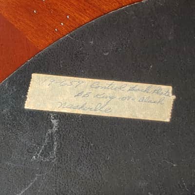 1980's Gibson B.B. King Lucille Backplate Black New Old Stock image 3