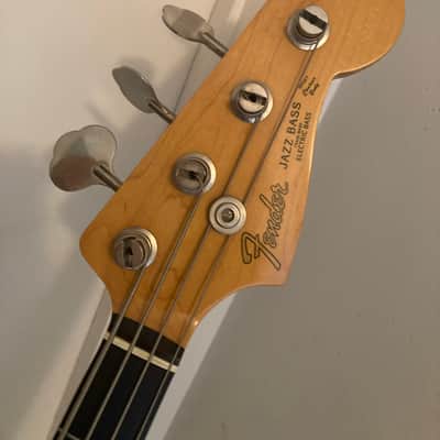 Fender MIJ '62 REISSUE JAZZ BASS 1987-1988 - SUNBURST ROSEWOOD FINGERBOARD GREAT CLEAN BASS! image 21