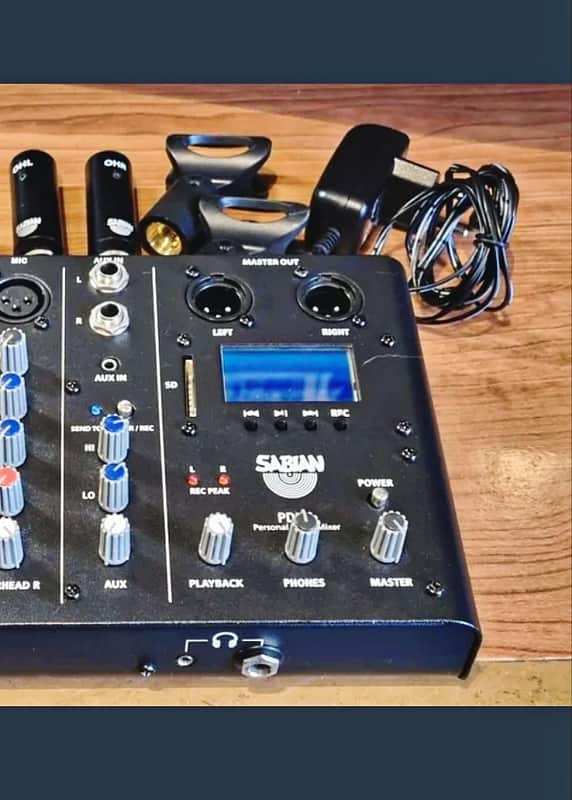 Sabian Sound Kit Pdmr Mixer/Recorder + 2 microphones image 1