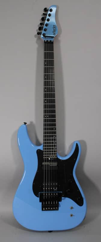 2020 Schecter Sun Valley Super Shredder Floyd Rose Sustainiac Riviera Blue w/HSC image 1