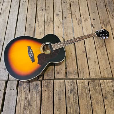 Super Jumbo Acoustic Guitar Ibanez SGE130, Vintage Sunburst USED! RKVSB050423 image 2