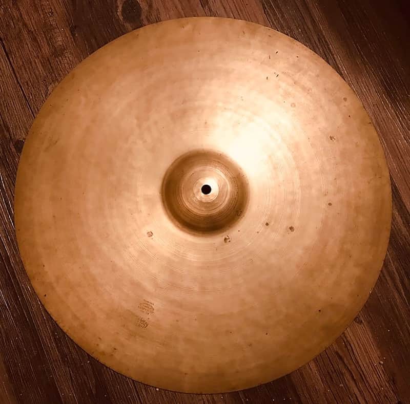 A. Zildjian 17" Pre-Transition Stamp Crash Cymbal 1929 - 1945 image 1