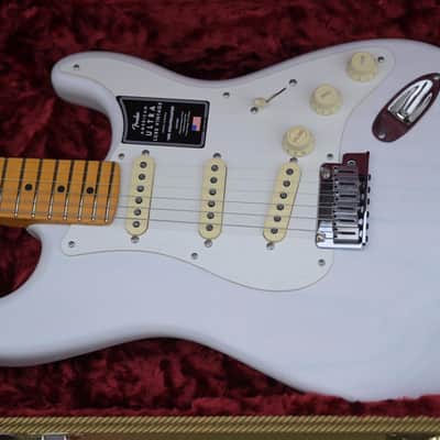 Fender American Ultra Luxe Vintage '50s Stratocaster, Maple Fingerboard - White Blonde image 12