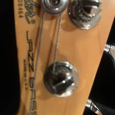 Fender American Standard Jazz Bass with Rosewood Fretboard 1990 - 1991 Candy Apple Red image 3