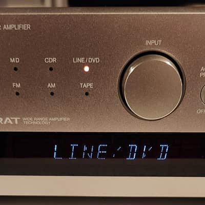 Onkyo Onkyo R-805X MIDI-sized stereo receiver with speakers 2000 - Black image 1