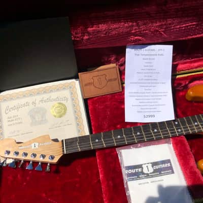True Temperament Guitar - Route 1 Guitars STT-1 - Korina Body image 4