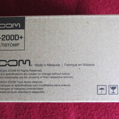 Zoom MS-200D+ MultiStomp Guitar Effects Pedal-200 Drives & Distortions-NEW image 3