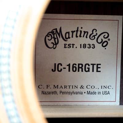 2008 Martin JC-16RGTE Aura Jumbo Cutaway Acoustic Electric Guitar Near Mint w/ohc image 6