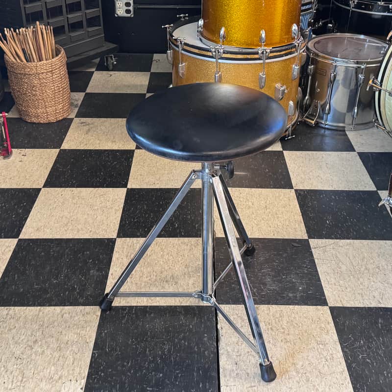 Hughes & Berg Drum throne w extra big “mushroom pedestal” seat Mid-century image 1