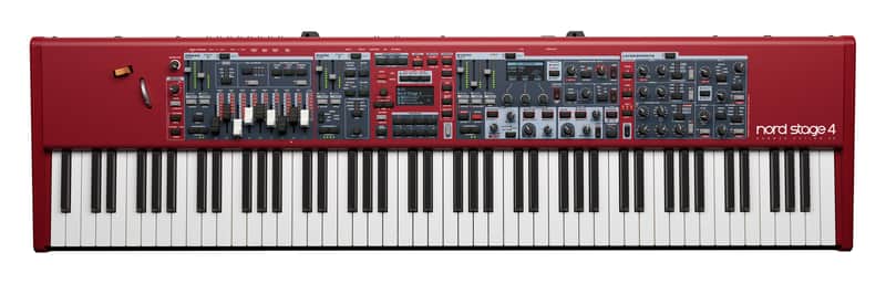 Nord Stage 4 Hammer Action 88-Key Digital Piano - Red image 1