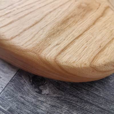 Oil Finish See-Through Northern Ash S Style Guitar Body, S Type Vintage Part Replacement Gadget,Unfinished, hsh Config image 8