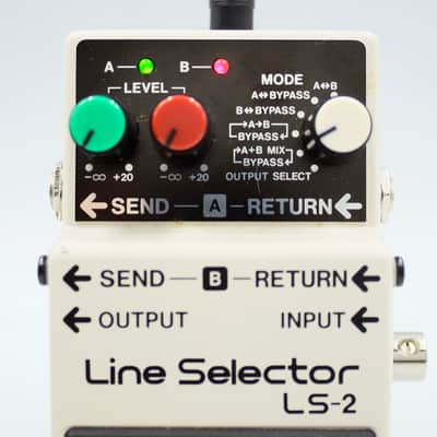 Boss LS-2 Line Selector With Original Box Guitar Pedal DR00534 image 3