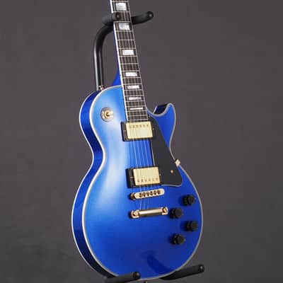 Gibson Custom Shop Les Paul Custom - Dark Blue Sparkle image 7