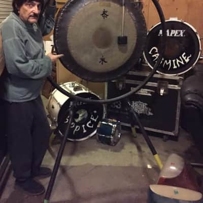 Carmine Appice’s, Rod Stewart Era Paiste 38″ Gong 1970s image 1