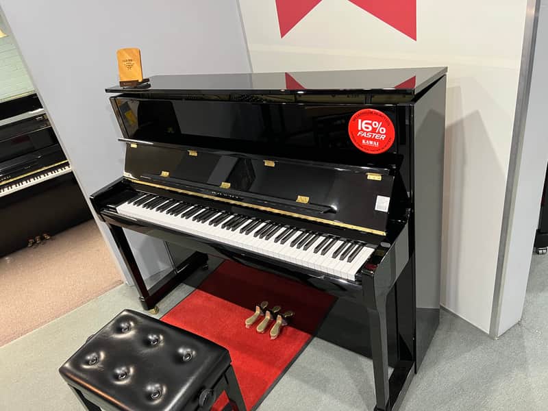 Kawai K300 Ebony Polish Upright Piano Japan image 1