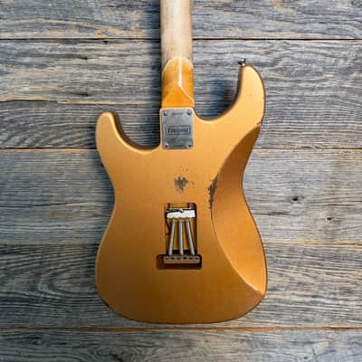 Friedman Vintage S Aged Guitar - Gold Metallic (Medium Aging) image 10