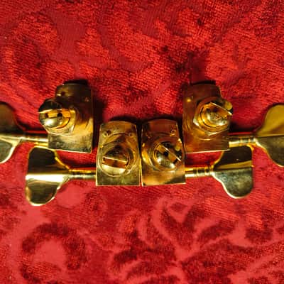 Schaller BM 2L/2R 2+2 Bass Tuners (Gold) – NOS Vintage – 1990er – Ultra Heavy (112g) image 3