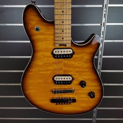 EVH Wolfgang Special HT with Hard Tail Fine Tuning Tailpiece Tobacco Burst image 2