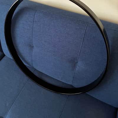 Gibraltar 22" Maple Bass Drum Hoop - Black Finish image 1