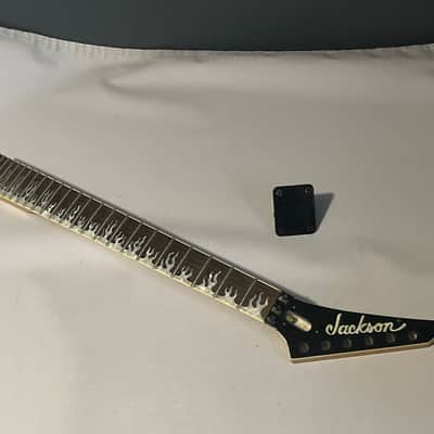 2000's Jackson Japan DKMGFF Reverse Bound Guitar Neck Floyd Ready 24 Fret Flame Up Inlay w/ Neckplate