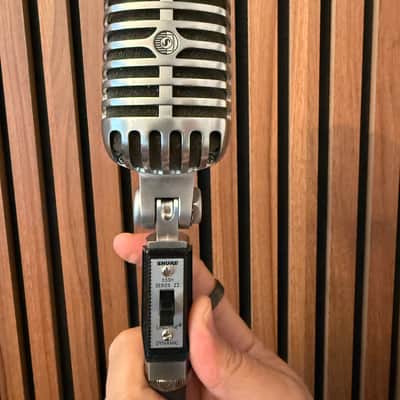 Shure 55SH Series II Unidyne Cardioid Dynamic Microphone 2004 - Present - Silver image 1