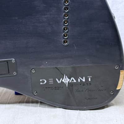 Deviant Guitars USA Custom Shop Truck Driver Shawn Signature Linchpin Baritone 7-string Guitar 2023 - Dark Verde Burst - *AS IS* image 11