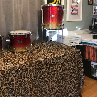 Yamaha Maple Custom Absolute 2000s - Candy Apple Fade image 3