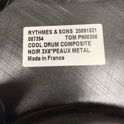 Rythmes & Sons "Cool Drum" Trio 6" Composite Percussion Tom Set with Stand (Made in France) image 10