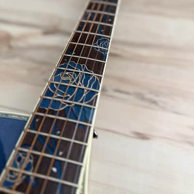 Takamine LTD2021 (Blue Rose) - Charcoal Blue Gradation image 8