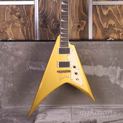 ESP LTD Kirk Hammett Signature KH-V Metallic Gold image 12