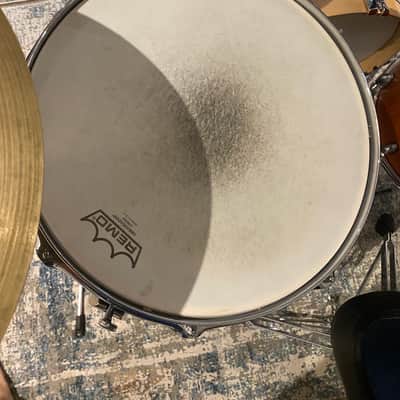 Gretsch Brooklyn Bop Kit (Jazz Sizes) 12/14/18/5x14 Satin Burnt Orange image 10