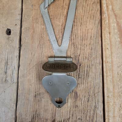 Gretsch 1940s 1950s Synchromatic Trapeze Tailpiece - Nickel image 1